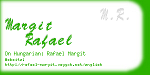 margit rafael business card